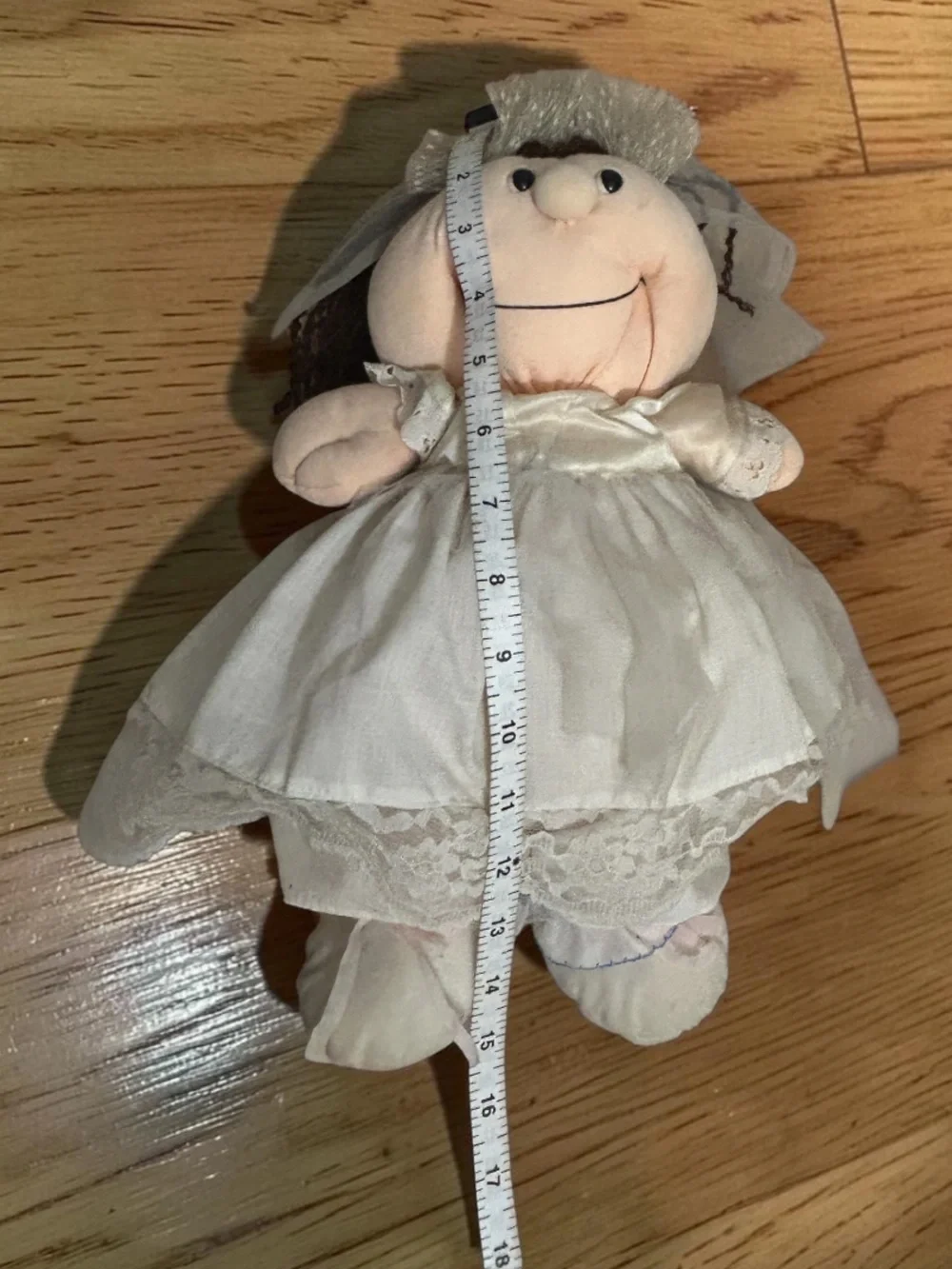 Vintage Kamar Plush Wedding Doll Rare